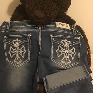 🔥SALE! P4:13 Jeans NWT ,  Capris,   Plus size 33, Beautiful jeans , ankle cut🔥